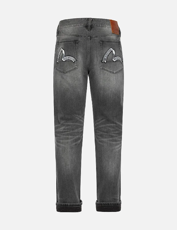 Plus Size Men's Bootcut Jeans with a Belt Loop Upgrade for a Stylish TouchWashed Retro Ribbon Seagull Print Carrot Fit Jeans #2017 Plus Size Men's Bootcut Jeans with a Belt Loop Upgrade for a Stylish TouchWashed Retro Ribbon Seagull Print Carrot Fit Jeans #2017