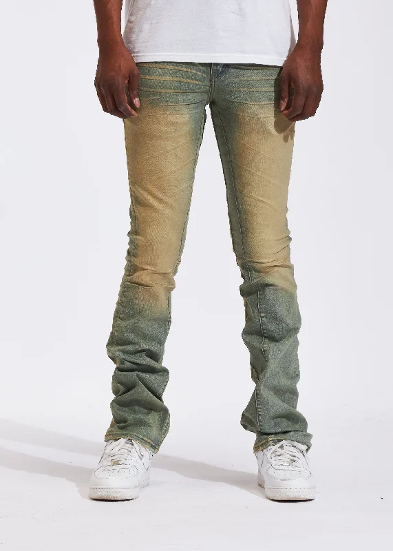 Men's Cargo Jeans with Multiple Pockets for a Practical and Outdoor - Friendly LookArch Flare Denim (Sand Wash) Men's Cargo Jeans with Multiple Pockets for a Practical and Outdoor - Friendly LookArch Flare Denim (Sand Wash)