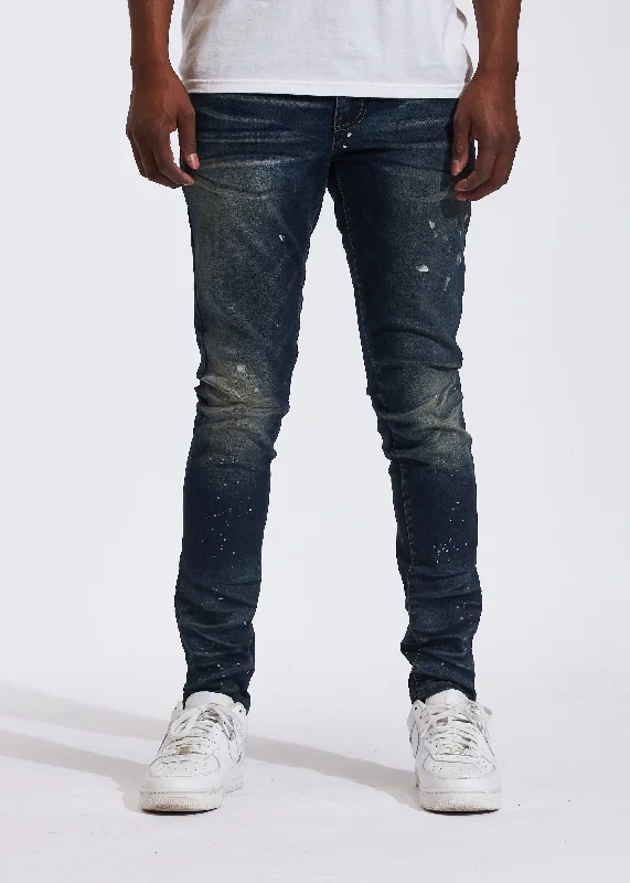 Men's Low - Rise Jeans in a Light Wash for a Casual and Youthful LookAtlantic Denim (Dark Indigo) Men's Low - Rise Jeans in a Light Wash for a Casual and Youthful LookAtlantic Denim (Dark Indigo)