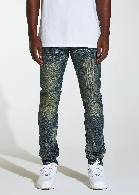 Men's Jeans with a Frayed Hem for a Casual and Effortless StyleAtlantic Denim (Indigo) Men's Jeans with a Frayed Hem for a Casual and Effortless StyleAtlantic Denim (Indigo)