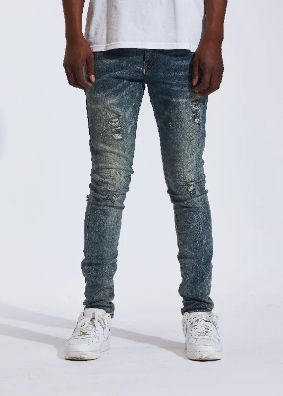 Men's High - Waisted Jeans in a Medium Wash for a Vintage - Style RevivalAtlantic Denim (Indigo) Men's High - Waisted Jeans in a Medium Wash for a Vintage - Style RevivalAtlantic Denim (Indigo)