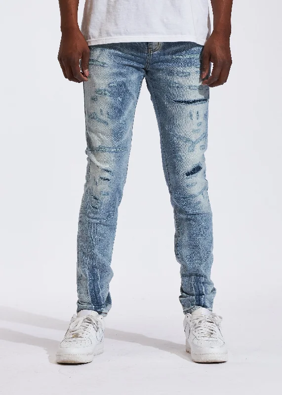 Men's Colored Jeans in Burgundy for a Bold and Fashion - Forward LookAtlantic Denim (Light Distress) Men's Colored Jeans in Burgundy for a Bold and Fashion - Forward LookAtlantic Denim (Light Distress)