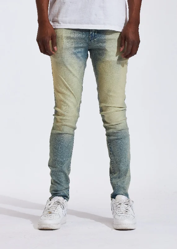 Men's High - Waisted Jeans in a Medium Wash for a Vintage - Style RevivalAtlantic Denim (Light Sand) Men's High - Waisted Jeans in a Medium Wash for a Vintage - Style RevivalAtlantic Denim (Light Sand)