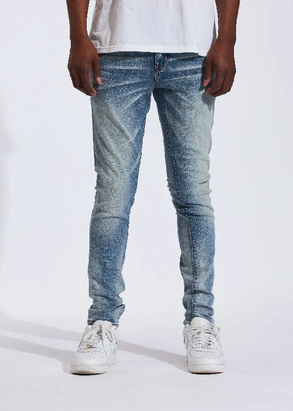 Plus Size Men's Relaxed Fit Jeans with a Tapered Leg for a Laid - Back VibeAtlantic Denim (Stone) Plus Size Men's Relaxed Fit Jeans with a Tapered Leg for a Laid - Back VibeAtlantic Denim (Stone)