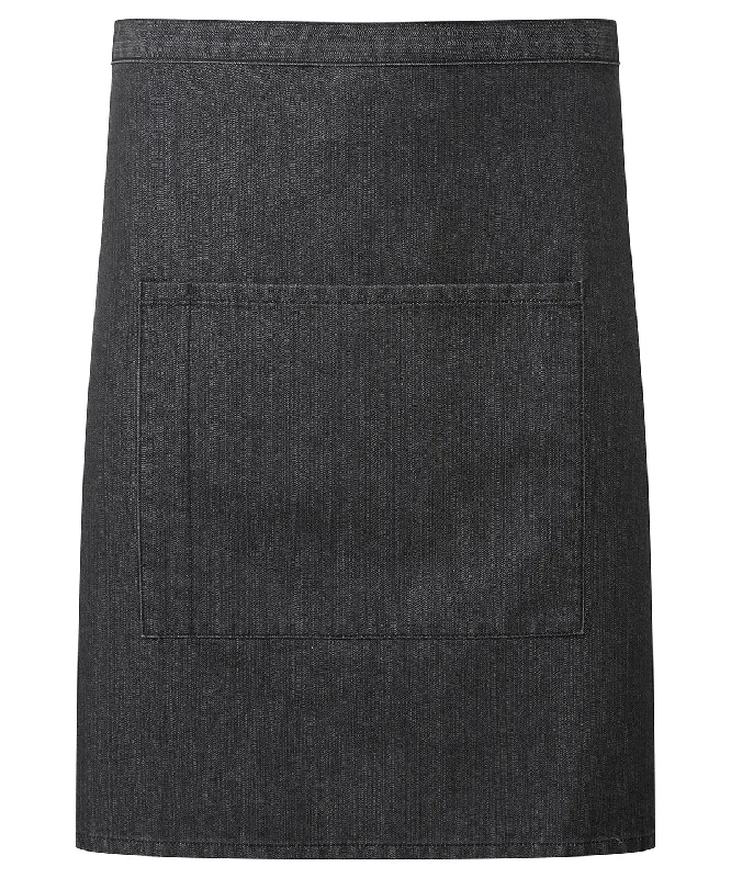 Men's Straight Leg Raw Denim Jeans for a Minimalist and Durable OptionBlack Denim - ‘Colours collection’ mid-length pocket apron Men's Straight Leg Raw Denim Jeans for a Minimalist and Durable OptionBlack Denim - ‘Colours collection’ mid-length pocket apron