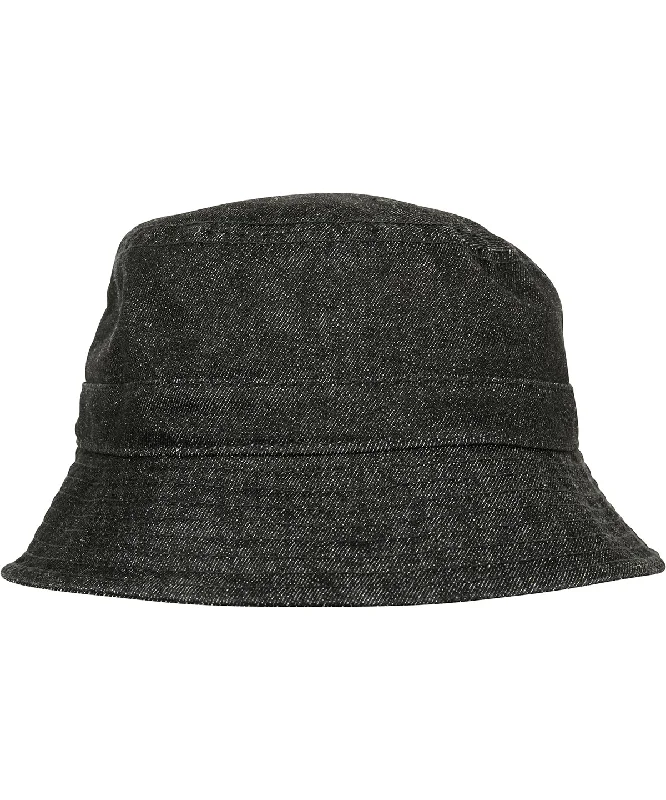 Men's Straight Leg Raw Denim Jeans for a Minimalist and Durable OptionBlack/Grey - Denim bucket hat (5003DB) Men's Straight Leg Raw Denim Jeans for a Minimalist and Durable OptionBlack/Grey - Denim bucket hat (5003DB)
