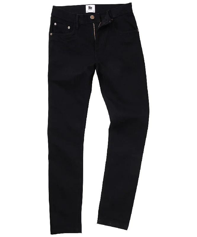 Men's Jeans with a Hidden Coin Pocket for Added ConvenienceBlack - Max slim jeans
