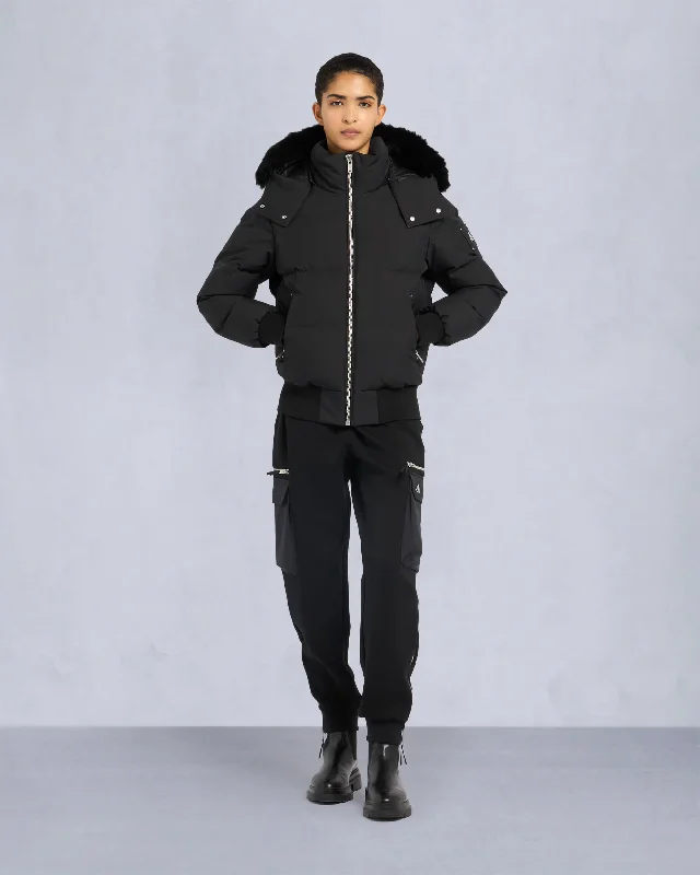 Men's Low - Rise Jeans in a Light Wash for a Casual and Youthful LookCLOUD SHEARLING BOMBER JACKET Men's Low - Rise Jeans in a Light Wash for a Casual and Youthful LookCLOUD SHEARLING BOMBER JACKET