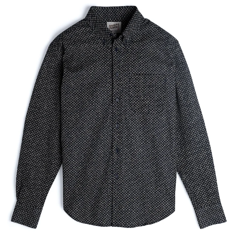 Men's Stretch Jeans with a Moisture - Wicking Lining for Active LifestylesEasy Shirt - Kimono Print Kanoko Men's Stretch Jeans with a Moisture - Wicking Lining for Active LifestylesEasy Shirt - Kimono Print Kanoko