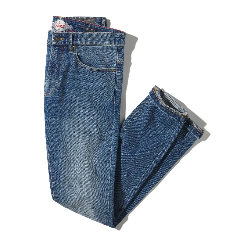 Men's Jeans with a Cargo - Inspired Knee Pocket for Extra StorageEdward Stretch Slim Fit Denim - Vintage Wash Men's Jeans with a Cargo - Inspired Knee Pocket for Extra StorageEdward Stretch Slim Fit Denim - Vintage Wash