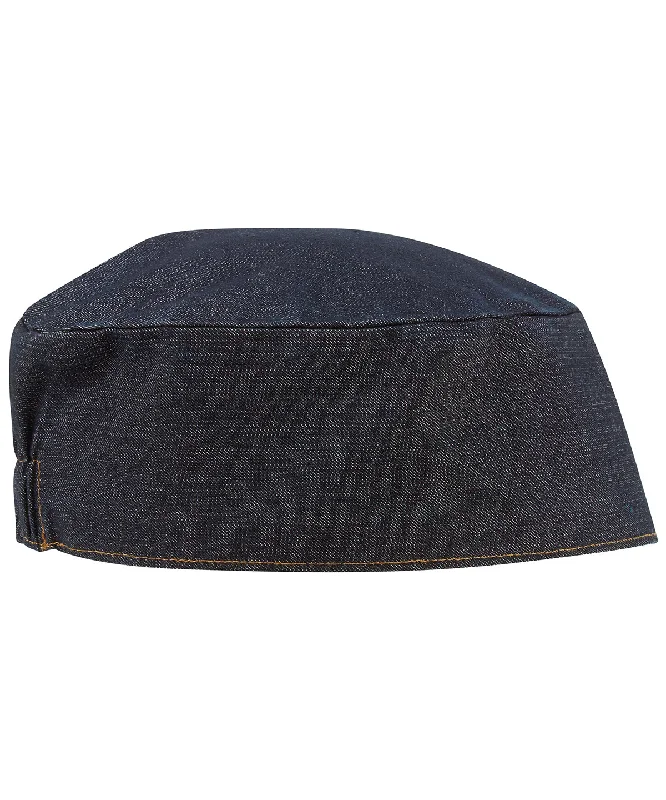 Plus Size Men's Relaxed Fit Jeans with a Faded Wash for a Vintage - Inspired LookIndigo Denim - Chef's skull cap Plus Size Men's Relaxed Fit Jeans with a Faded Wash for a Vintage - Inspired LookIndigo Denim - Chef's skull cap