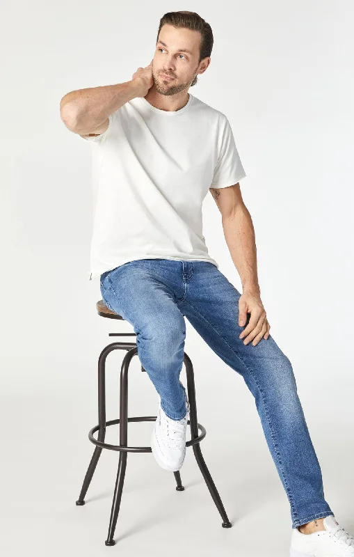 Plus Size Men's Straight Leg Jeans with Reinforced Knees for DurabilityMARCUS SLIM STRAIGHT LEG IN MID BRUSHED WILLIAMSBURG Plus Size Men's Straight Leg Jeans with Reinforced Knees for DurabilityMARCUS SLIM STRAIGHT LEG IN MID BRUSHED WILLIAMSBURG