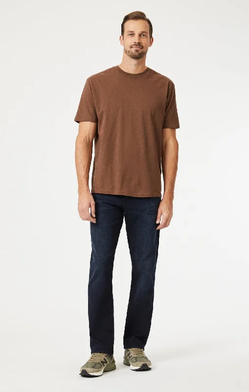 Men's Ripped Skinny Jeans in Acid Wash for an Edgy and Punk - Inspired StyleMATT RELAXED STRAIGHT LEG IN DARK INDIGO WILLIAMSBURG