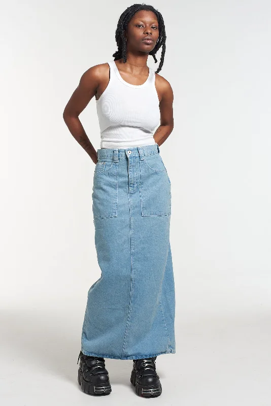 Plus Size Men's Bootcut Jeans with a Belt Loop Upgrade for a Stylish TouchCarpenter Maxi Skirt - Blue Plus Size Men's Bootcut Jeans with a Belt Loop Upgrade for a Stylish TouchCarpenter Maxi Skirt - Blue
