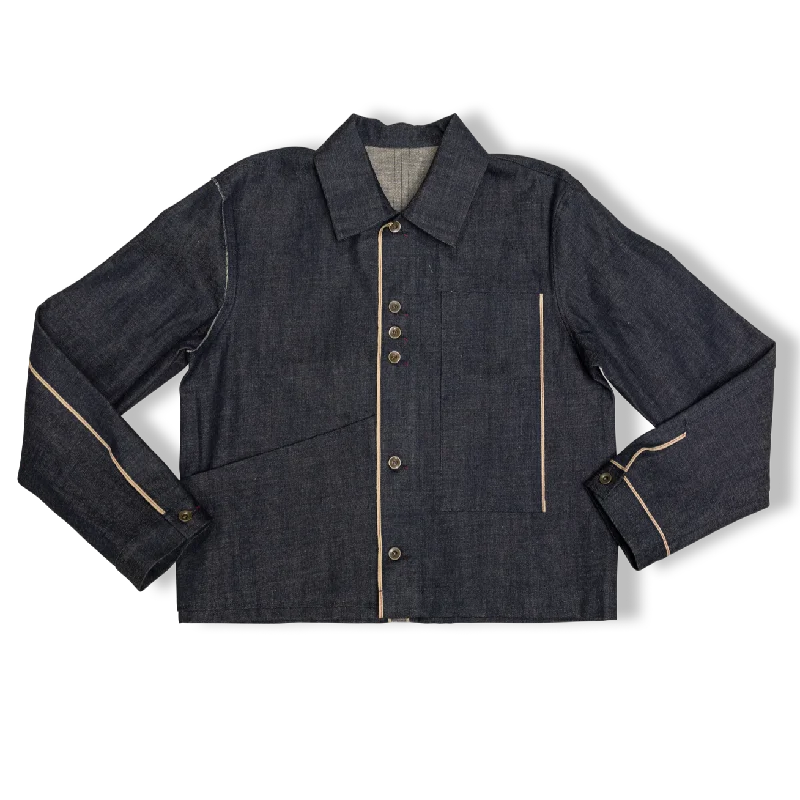 Men's Jeans with a Hidden Coin Pocket for Added ConvenienceMoto Jacket