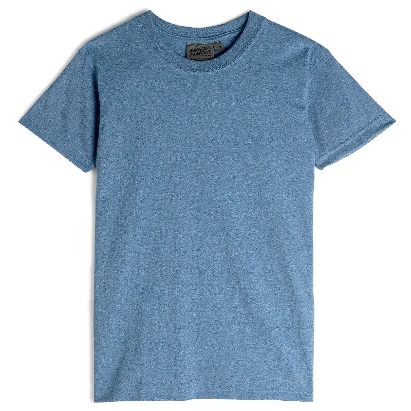 Plus Size Men's Relaxed Fit Jeans with a Tapered Leg for a Laid - Back VibeCircular Knit T-Shirt - Blue Plus Size Men's Relaxed Fit Jeans with a Tapered Leg for a Laid - Back VibeCircular Knit T-Shirt - Blue