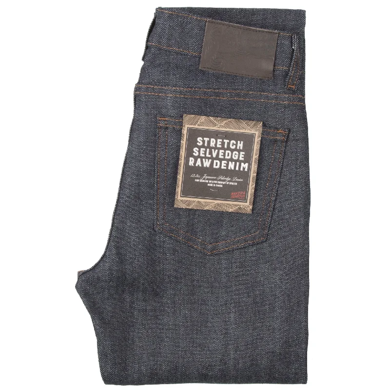 Men's Slim Fit Stretch Jeans in Dark Wash for a Modern and Comfortable LookWomen's - Skinny - Stretch Selvedge Raw Denim