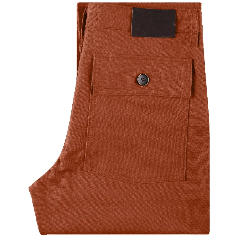 Men's Straight Leg Raw Denim Jeans for a Minimalist and Durable OptionWork Pant - Brick Canvas Men's Straight Leg Raw Denim Jeans for a Minimalist and Durable OptionWork Pant - Brick Canvas