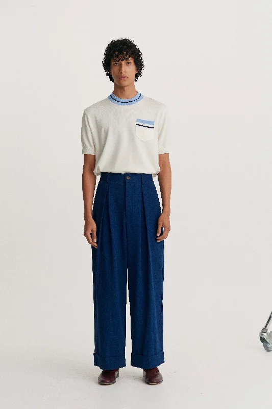 Men's Jeans with a Zip - Off Lower Leg for Convertible StyleRoll Cuff Chino