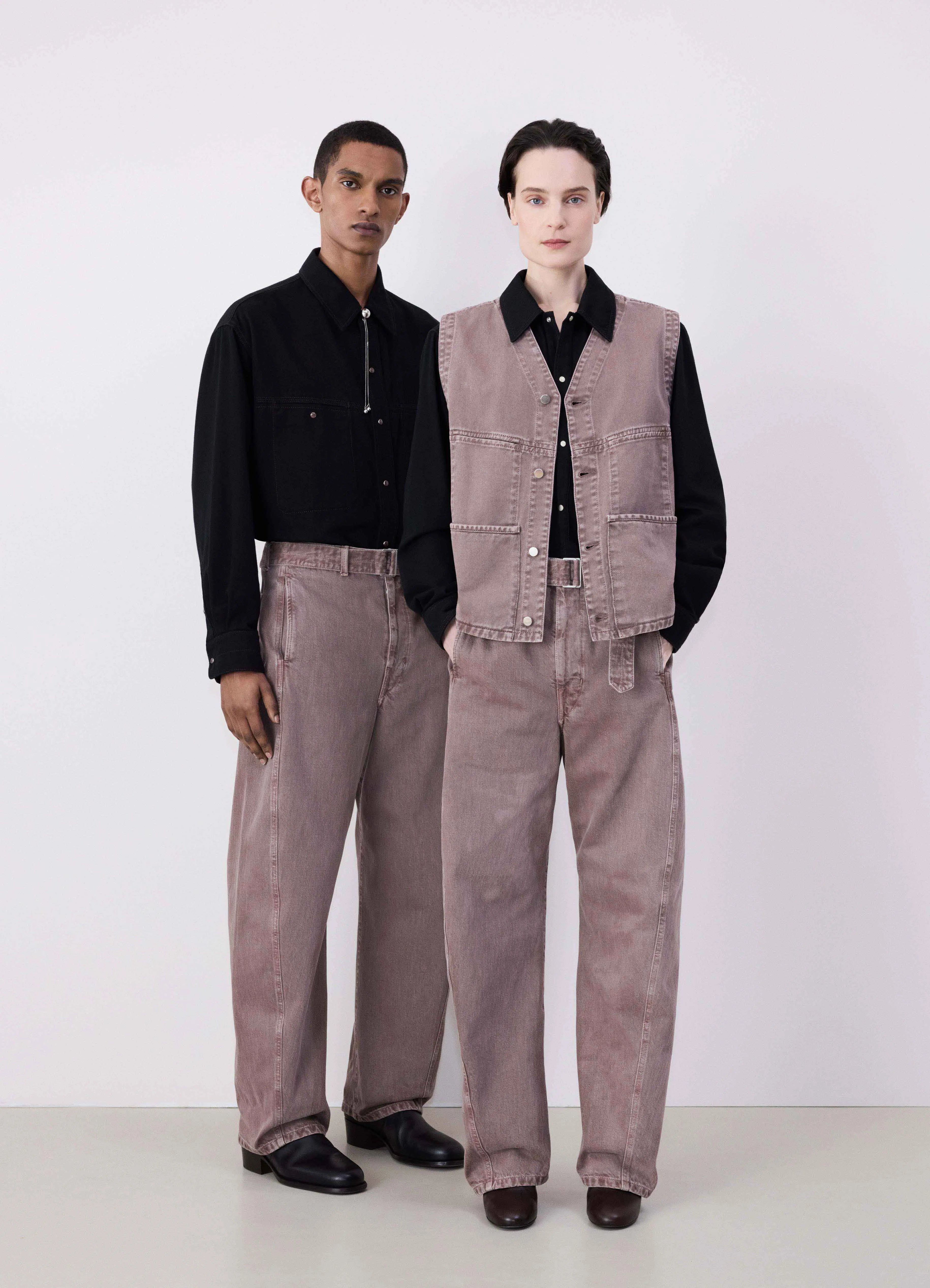 Men's Jeans with a Cargo - Inspired Knee Pocket for Extra StorageTWISTED BELTED PANTS Men's Jeans with a Cargo - Inspired Knee Pocket for Extra StorageTWISTED BELTED PANTS