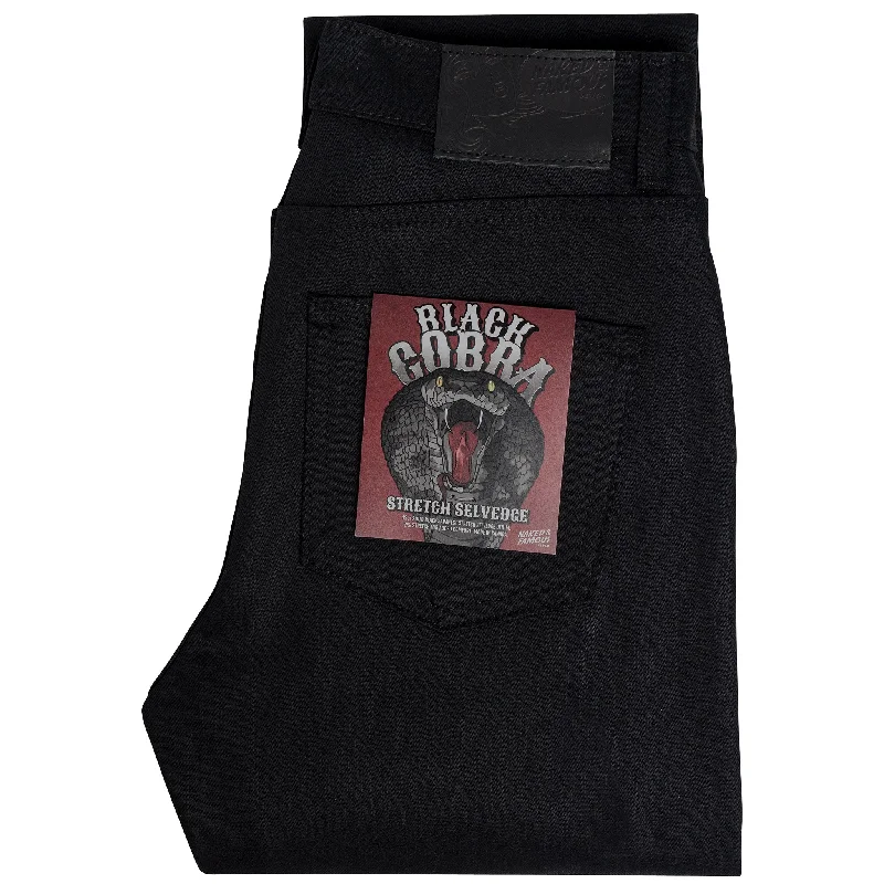 Men's Cargo Jeans with Multiple Pockets for a Practical and Outdoor - Friendly LookWomen's - High Skinny - Black Cobra Stretch Selvedge Men's Cargo Jeans with Multiple Pockets for a Practical and Outdoor - Friendly LookWomen's - High Skinny - Black Cobra Stretch Selvedge