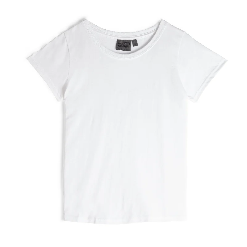 Men's High - Waisted Jeans in a Medium Wash for a Vintage - Style RevivalWomen's - Circular Knit Ballet Tee - Double Ring-Spun Cotton - White Men's High - Waisted Jeans in a Medium Wash for a Vintage - Style RevivalWomen's - Circular Knit Ballet Tee - Double Ring-Spun Cotton - White