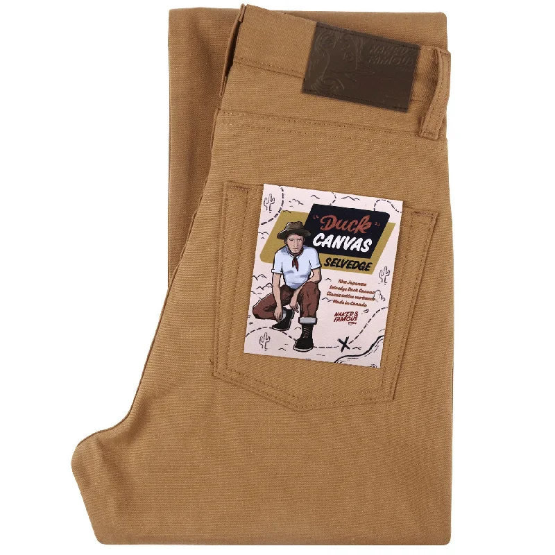 Men's Ripped Skinny Jeans in Acid Wash for an Edgy and Punk - Inspired StyleWomen's - Classic - Duck Canvas Selvedge
