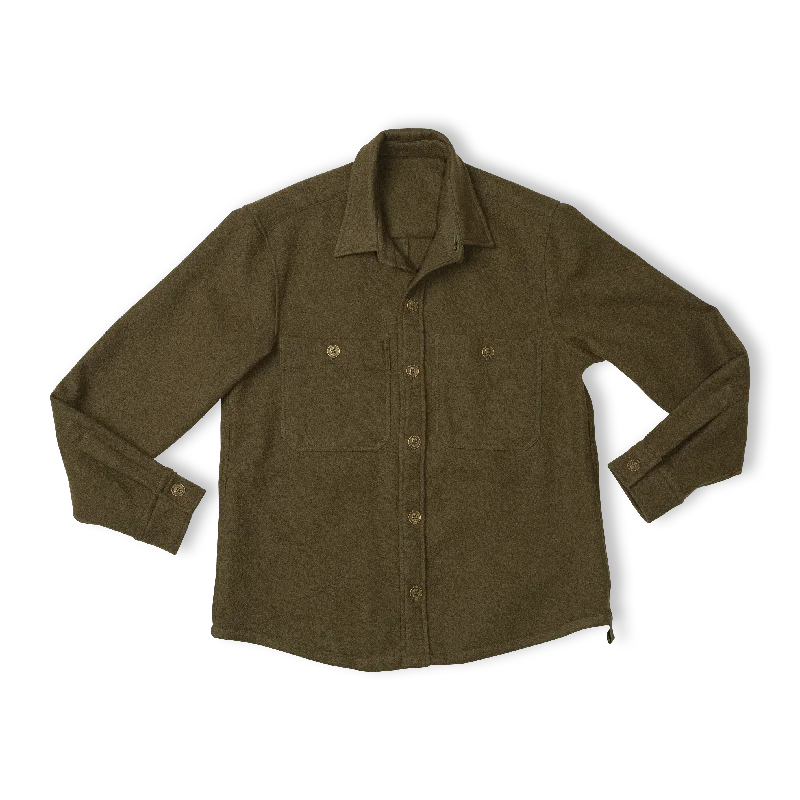 Men's Jeans with a Button - Fly for a Traditional and Classic AestheticMelton Wool Workshirt Men's Jeans with a Button - Fly for a Traditional and Classic AestheticMelton Wool Workshirt