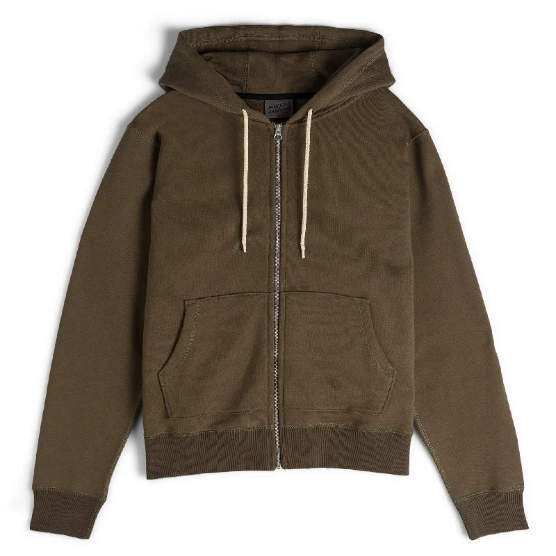 Men's Jeans with a Zip - Off Lower Leg for Convertible StyleZip Hoodie - Heavyweight Terry - Hunter Men's Jeans with a Zip - Off Lower Leg for Convertible StyleZip Hoodie - Heavyweight Terry - Hunter