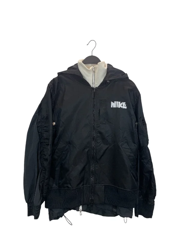 Denim men jackets with embroidered patches for a personalized touchNIKE/Sacai/Flight Jkt/L/Nylon/BLK/TEAM USA LAYERED BOMBER JACKE Denim men jackets with embroidered patches for a personalized touchNIKE/Sacai/Flight Jkt/L/Nylon/BLK/TEAM USA LAYERED BOMBER JACKE