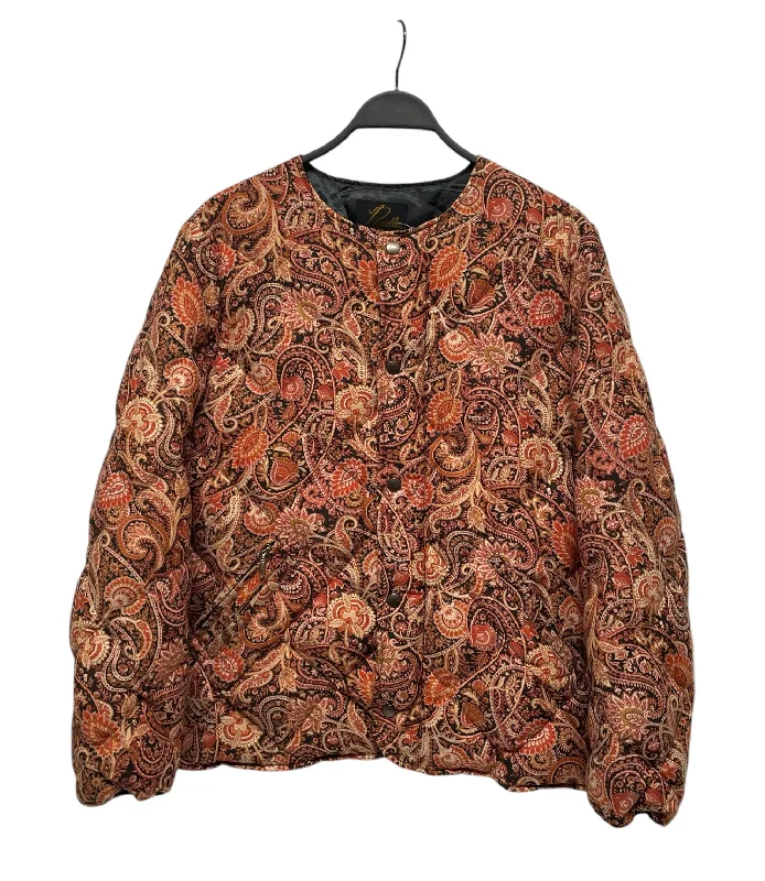Men jackets with a hidden interior pocket for secure storageNeedles/Puffer Jkt/M/Cotton/ORN/Paisley/ALL OVER PAISLEY PRINT Men jackets with a hidden interior pocket for secure storageNeedles/Puffer Jkt/M/Cotton/ORN/Paisley/ALL OVER PAISLEY PRINT