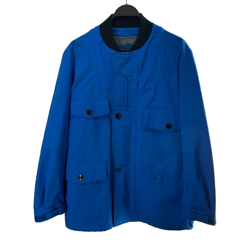 Stretch - fabric men jackets for unrestricted movement during workoutsJUNYA WATANABE COMME des GARCONS MAN/Flight Jkt/M/Nylon/BLU/ Stretch - fabric men jackets for unrestricted movement during workoutsJUNYA WATANABE COMME des GARCONS MAN/Flight Jkt/M/Nylon/BLU/