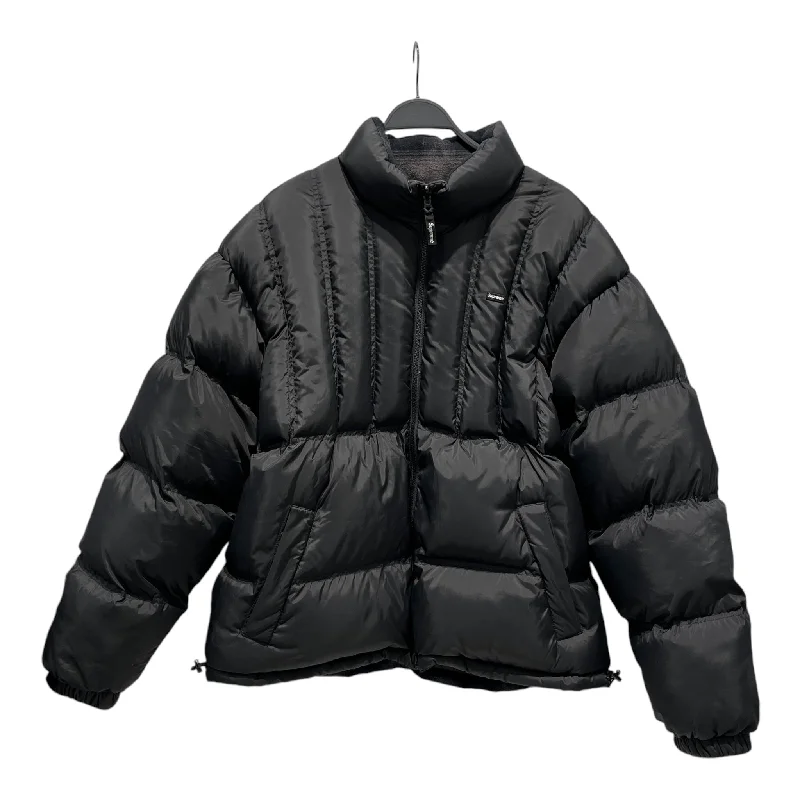 Men jackets with a hidden interior pocket for secure storageSupreme/Puffer Jkt/L/Nylon/BLK/ Men jackets with a hidden interior pocket for secure storageSupreme/Puffer Jkt/L/Nylon/BLK/