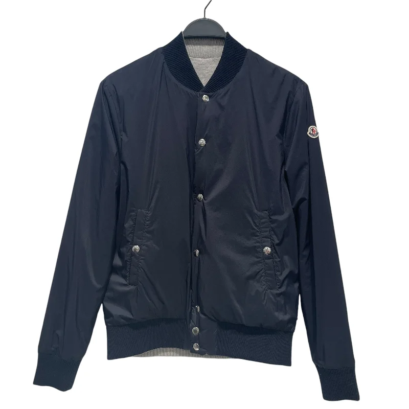 Lightweight men jackets made from recycled nylon for eco - friendly travelMONCLER/Blouson/S/Cotton/NVY/ Lightweight men jackets made from recycled nylon for eco - friendly travelMONCLER/Blouson/S/Cotton/NVY/