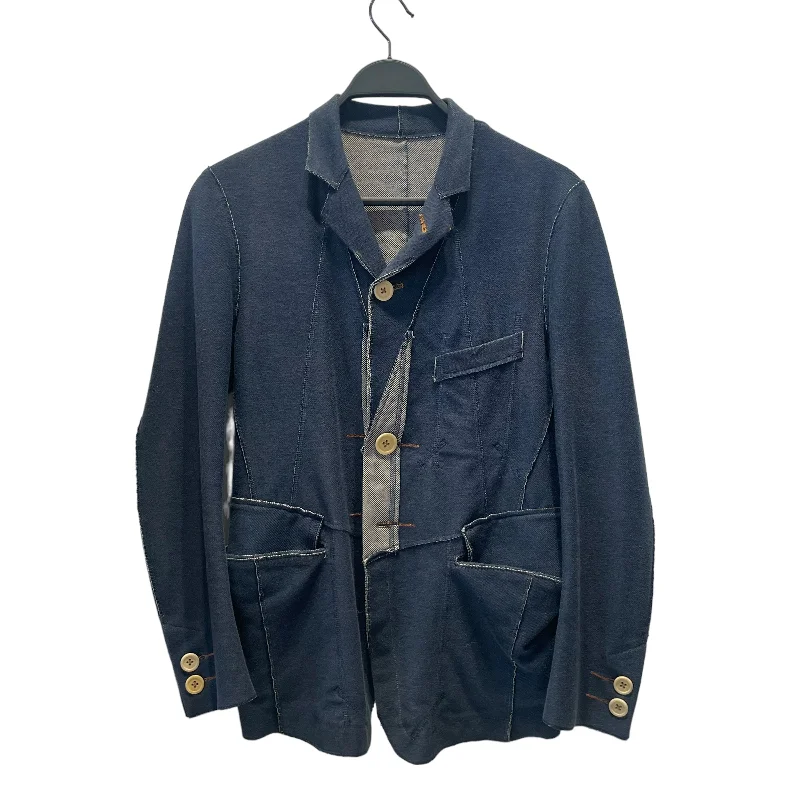 Men jackets with a built - in hood that can be stowed away when not in useTAKAHIROMIYASHITA TheSoloist./Denim Jkt/XS/Cotton/NVY/ Men jackets with a built - in hood that can be stowed away when not in useTAKAHIROMIYASHITA TheSoloist./Denim Jkt/XS/Cotton/NVY/