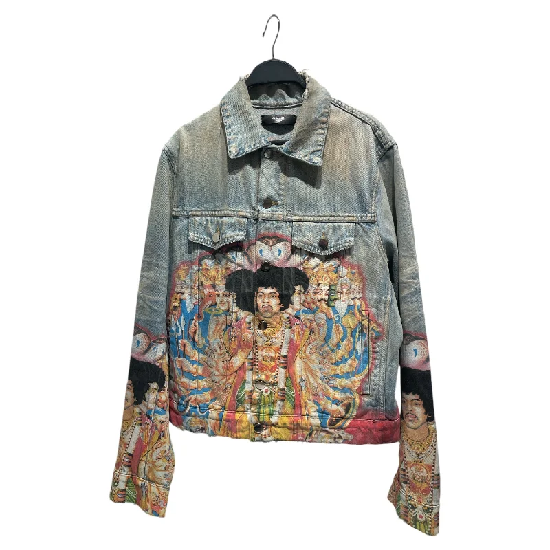 Corduroy men jackets in earthy tones for a rustic charmAMIRI/Denim Jkt/M/Denim/BLU/All Over Print/JIMI HENDRIX GRAPHIC Corduroy men jackets in earthy tones for a rustic charmAMIRI/Denim Jkt/M/Denim/BLU/All Over Print/JIMI HENDRIX GRAPHIC