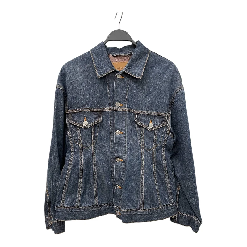Men jackets with a built - in hood that can be stowed away when not in useBALENCIAGA/Denim Jkt/38/Cotton/IDG/s/s 24