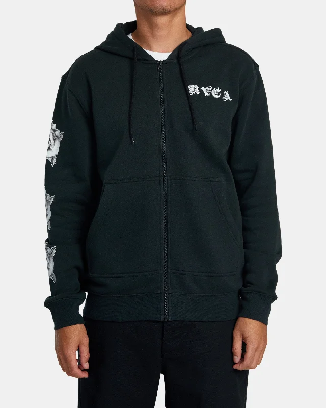 Fleece - lined men jackets for cold - weather commutingBenjamin Jeanjean Bouquet Zip Hoodie - Black Fleece - lined men jackets for cold - weather commutingBenjamin Jeanjean Bouquet Zip Hoodie - Black