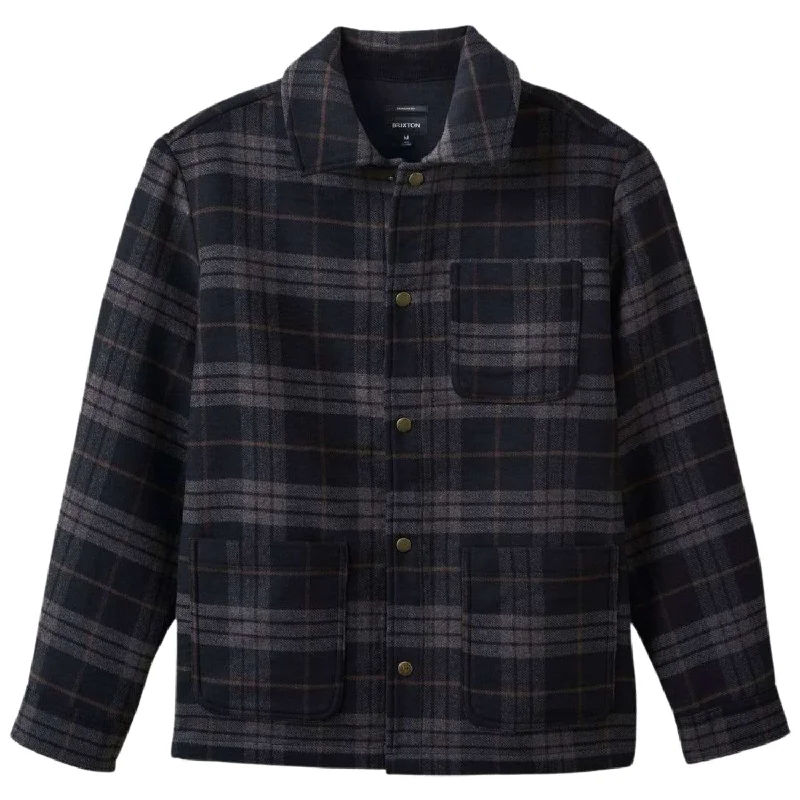 BLACK/CHARCOAL PLAID