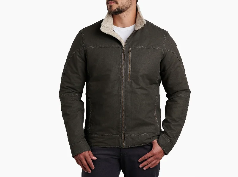 Men jackets with a built - in hood that can be stowed away when not in useBurr Insulated Men jackets with a built - in hood that can be stowed away when not in useBurr Insulated