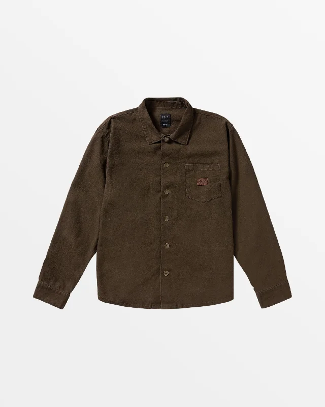 Performance - driven men jackets with breathable fabric for sportsChainmail Canvas Overshirt - Chocolate Performance - driven men jackets with breathable fabric for sportsChainmail Canvas Overshirt - Chocolate