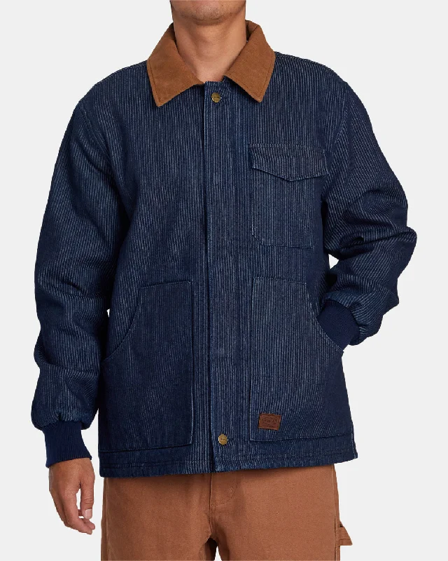Plus - size men jackets with adjustable drawstrings for a comfortable fitChainmail Plus Jacket - Indigo Cord Plus - size men jackets with adjustable drawstrings for a comfortable fitChainmail Plus Jacket - Indigo Cord