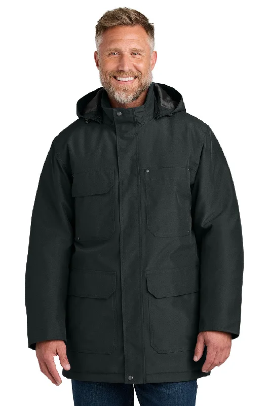 Waterproof men jackets with taped seams for heavy rain protectionCornerStone Mens Elements Wind & Water Resistant Insulated Full Zip Hooded Parka - Black - New Waterproof men jackets with taped seams for heavy rain protectionCornerStone Mens Elements Wind & Water Resistant Insulated Full Zip Hooded Parka - Black - New