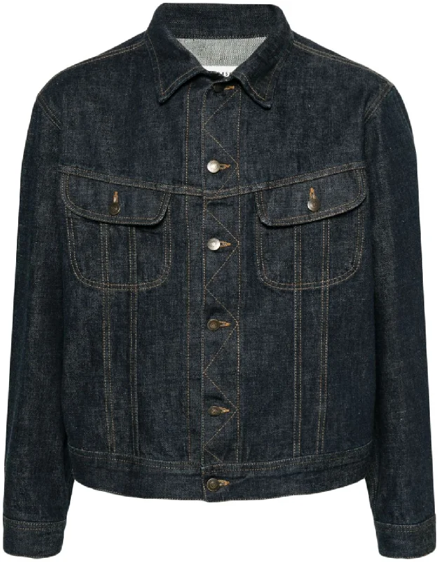 Plus - size men jackets with adjustable drawstrings for a comfortable fitCotton Denim Jacket Plus - size men jackets with adjustable drawstrings for a comfortable fitCotton Denim Jacket