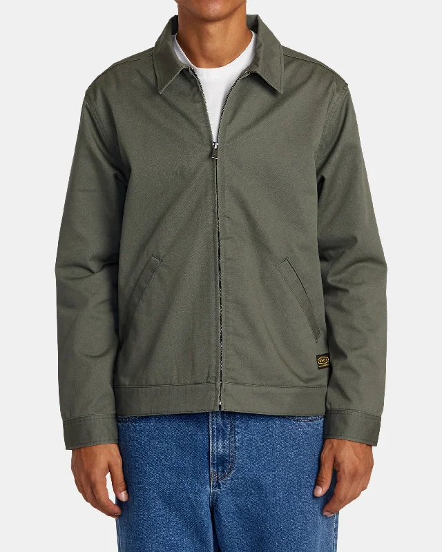 Down - filled men jackets in bright colors for winter fashionDayshift Twill Jacket - Olive Down - filled men jackets in bright colors for winter fashionDayshift Twill Jacket - Olive