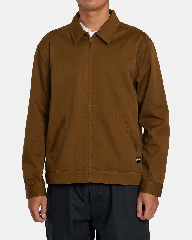 Men jackets with a zip - off sleeves to convert to a vestDayshift Twill Jacket - Bombay Brown Men jackets with a zip - off sleeves to convert to a vestDayshift Twill Jacket - Bombay Brown