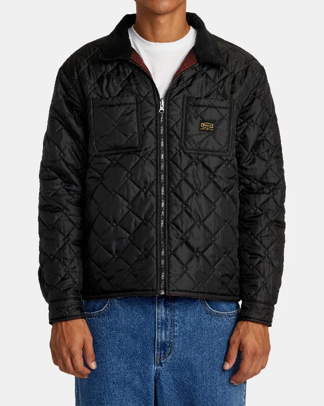 Men jackets with a media - friendly pocket for easy access to gadgetsDayshift Reversible Jacket - Red/Black Men jackets with a media - friendly pocket for easy access to gadgetsDayshift Reversible Jacket - Red/Black