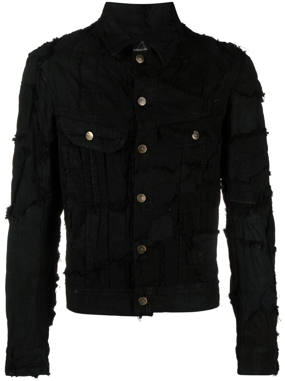 Plus - size men jackets with adjustable drawstrings for a comfortable fitDistressed Denim Jacket Plus - size men jackets with adjustable drawstrings for a comfortable fitDistressed Denim Jacket
