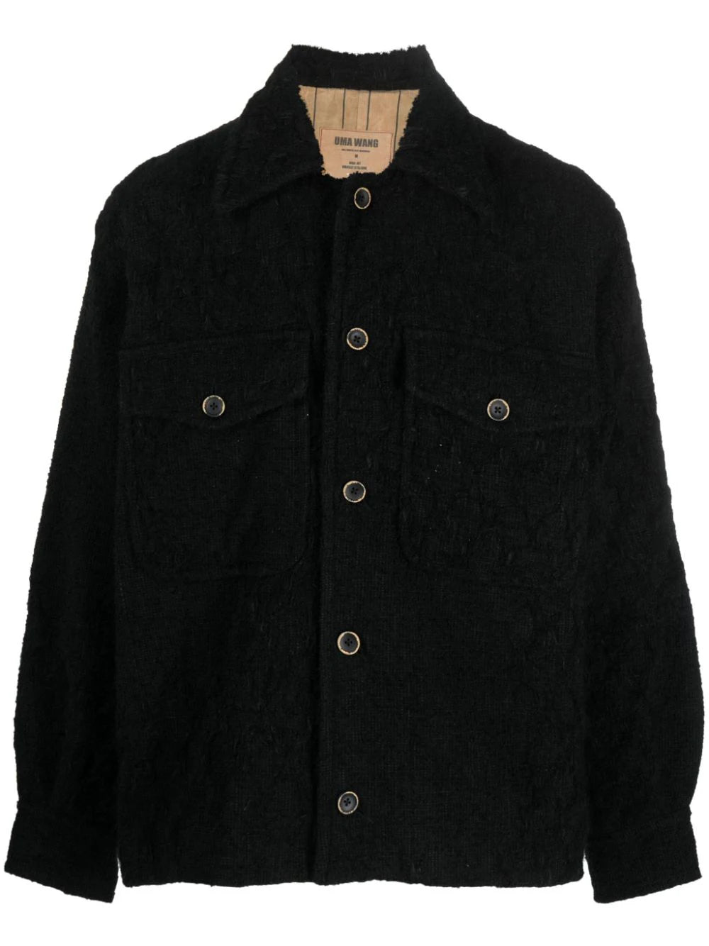 Bomber men jackets with ribbed cuffs for a classic 80s styleDistressed-Effect Knitted Shirt Jacket Bomber men jackets with ribbed cuffs for a classic 80s styleDistressed-Effect Knitted Shirt Jacket
