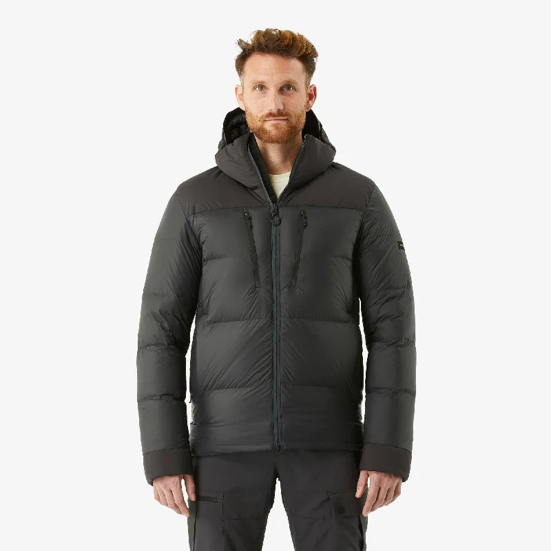 Men jackets with a hidden interior pocket for secure storageForclaz Men's MT900 Hooded Down Puffer Jacket Men jackets with a hidden interior pocket for secure storageForclaz Men's MT900 Hooded Down Puffer Jacket
